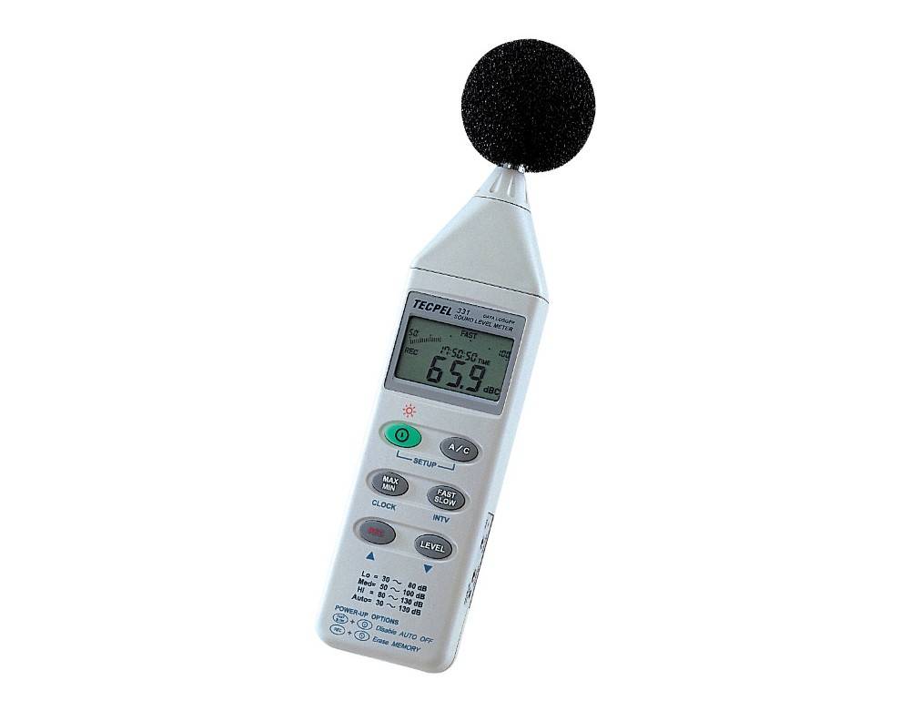 Sound level meter, data logger, digital