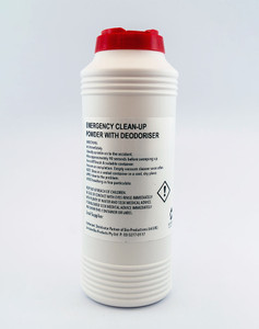 Emergency Clean-up Powder- Pleasantly-perfumed and Super-absorbent Emergency Clean-up Powder- Pleasantly-perfumed and Super-absorbent