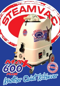 STEAMVAC MAX 600 WITH SIZZLER IN LINE HEATER STEAMVAC MAX 600 WITH SIZZLER IN LINE HEATER