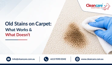 Old Stains on Carpet: What Works & What Doesn’t