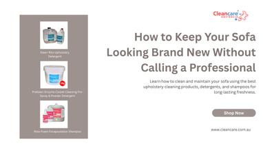 How to Keep Your Sofa Looking Brand New Without Calling a Professional