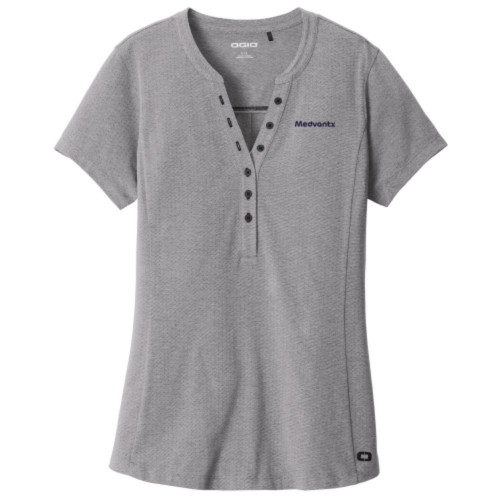 OGIO Ladies Tread Henley-Medvantx
