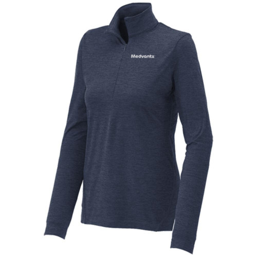 Embroidered Ladies Exchange 1.5 LS 1/2-Zip-Medvantx