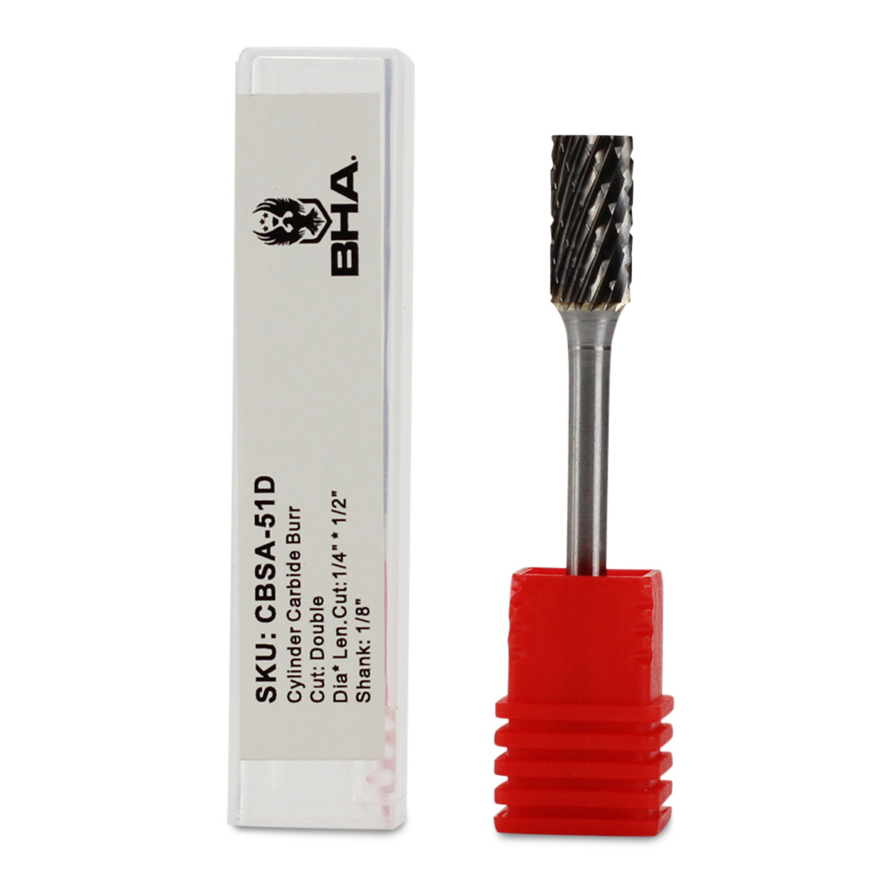 burrymolersです。 Cylinder Shape Tungsten Carbide Burr, Double Cut - 1/8
