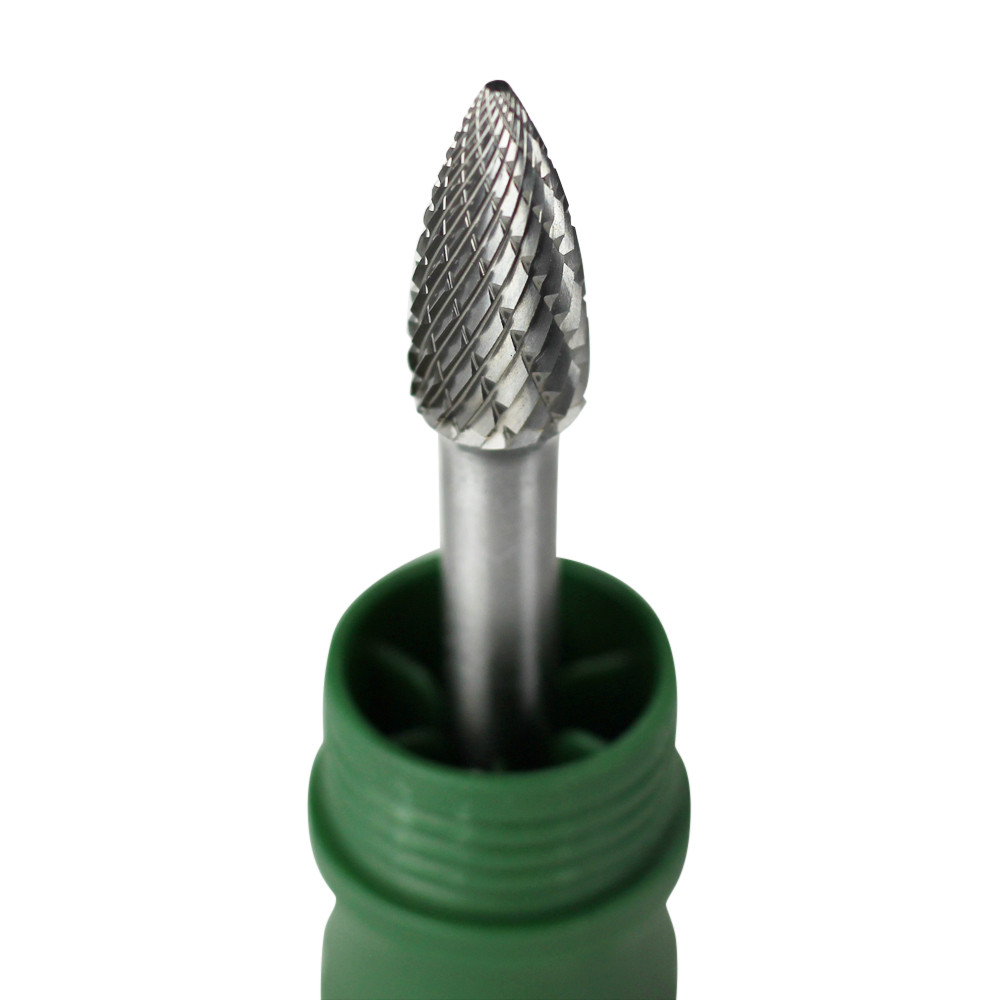 Tapered (SG) Burr Double Cut 1/4 Shank
