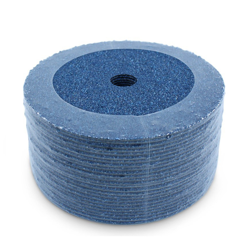 Diamond Disc Industrial Grinders Grinding Disc 100-Pack 4.5" Zirconia Resin Fiber Discs - 36 Grit Grinding & Sanding Discs For Metal Metalworking Sanding Discs