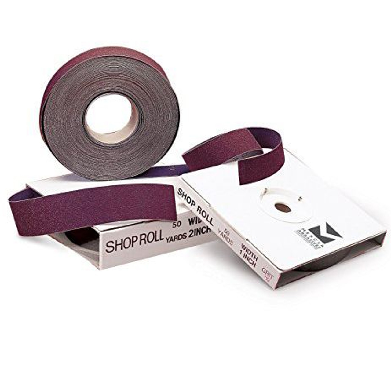 4 Rolls 6 Inch x 10 Feet Hook and Loop Tape Strips with Adhesive Nylon Non