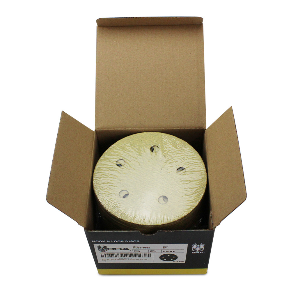 Dura-Gold 50-Pack 3" Gold Hook & Loop Sanding Discs - Variety Grit For DA Sanders
