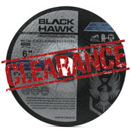 CLEARANCE 6" x .045" x 7/8" Depressed Center Type 27 Cut Off Wheel