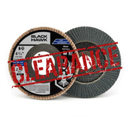 CLEARANCE Black Hawk 4-1/2" x 7/8" Flap Disc Type 27