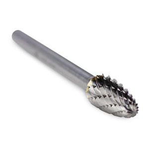 CBSF-51D rounded tree shape carbide burr 1/8" shank