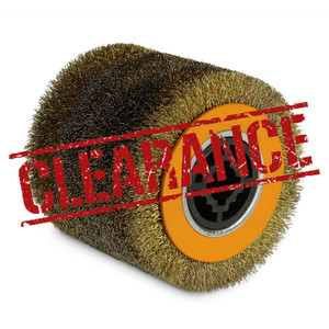 CLEARANCE 4.5” x 4” Steel Wire Brush Drum