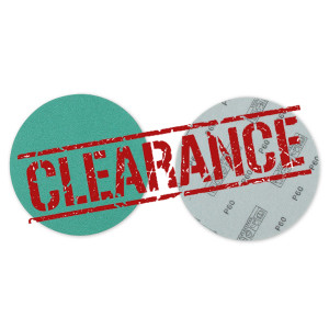 CLEARANCE 6" Green Film Hook and Loop Wet / Dry Sanding Discs
