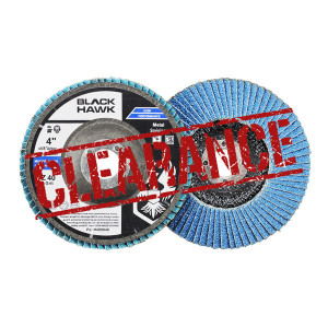 CLEARANCE 4" x 5/8" BHA Zirconia Flap Disc