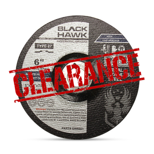 CLEARANCE 6" x 1/4" x 7/8" Grinding Disc T27