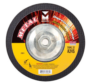 Mercer 9" x 1/8" x 5/8"-11 Hubbed Cutting and Light Grinding Wheel