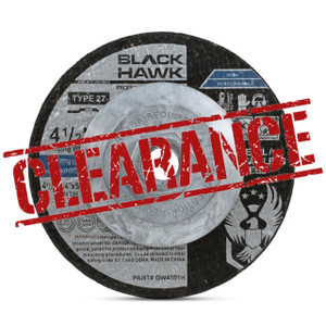 CLEARANCE 4-1/2" x 1/4" x 5/8"-11 Grinding Disc with Hub