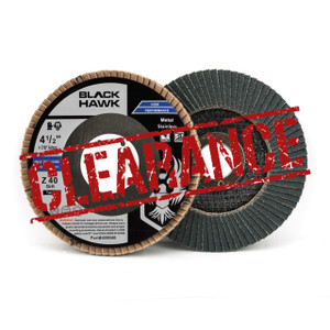 CLEARANCE Black Hawk 4-1/2" x 7/8" Flap Disc Type 29