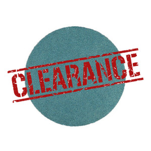 CLEARANCE 8" Cloth Backed Peel and Stick Zirconia PSA Disc