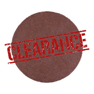 CLEARANCE 10" Cloth Backed Peel and Stick Aluminum Oxide PSA Disc