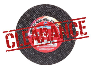 CLEARANCE Mercer 3" x .040" x 3/8" Reinforced Cutting Disc