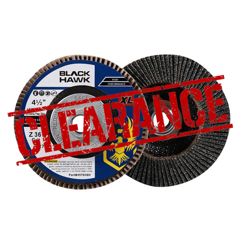 CLEARANCE 4-1/2" x 5/8-11" Hub High Density Zirconia Flap Disc T29