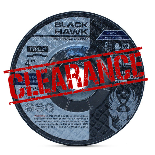 CLEARANCE 4" x 1/4" x 5/8" Grinding Disc T27
