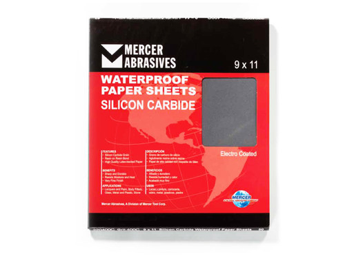 Waterproof silicon carbide paper sheets - Consiglio Abrasivi