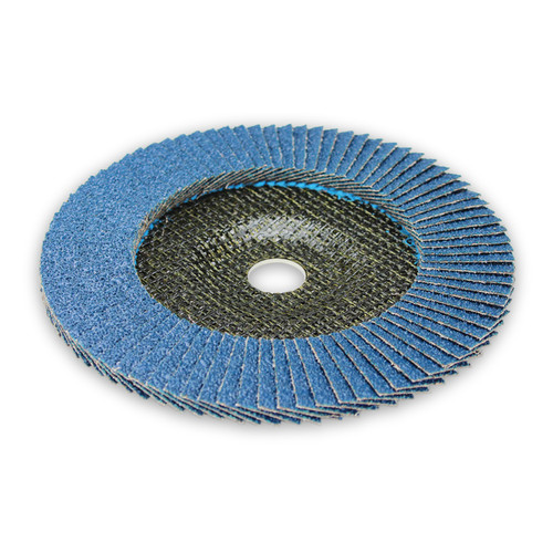 100-Pack 4.5 Inch Zirconia Flap Discs - 80 Grit, T27, 7/8 Arbor