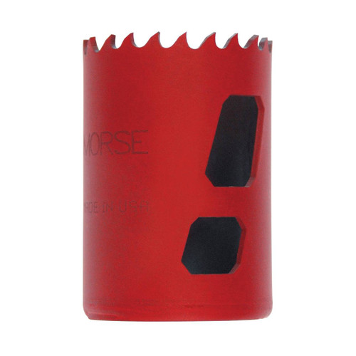 1-1/4 inch (32mm) Morse Advanced Bi-Metal Hole Saw, a durable professional hole cutter, presented upright on a clean white background