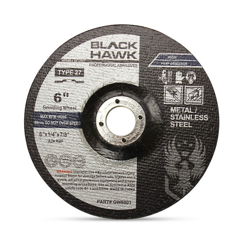 Black Hawk Metal Angle Grinding Wheel 