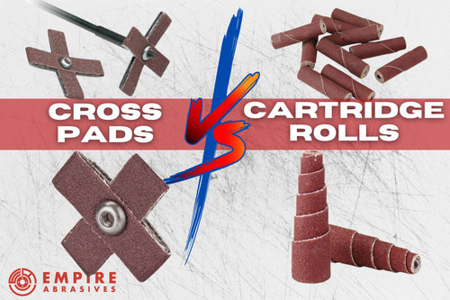 Cross Pads vs. Cartridge Rolls: Making the Right Abrasive Choice
