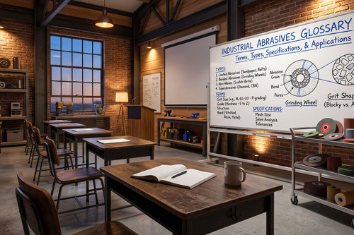 Industrial Abrasives Glossary: Terms, Types, Specifications, and Applications