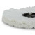 White Domet flannel airway buffing wheel, 10-inch diameter with 3-inch width and 5/8-inch arbor hole, 16-ply construction for precision polishing