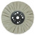 14 inch untreated white airway buffing wheel