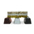 Aluminum buffing & polishing kit: gray, brown, white compounds & 8" yellow, white, flannel airway buffs.