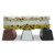 6 pc aluminum buffing kit: gray, white, brown compounds; yellow, white, flannel airway buffs.