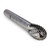 Oval-shaped (SE-3) double-cut tungsten carbide burr with a 1/4" shank for smoothing and deburring curved surfaces