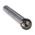 Premium tungsten carbide ball shape double cut burr, 1/4" shank.