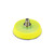 2-inch hook and loop backing pad with a 5/16"-24 threaded spindle and tapered edge for precision sanding in tight areas.