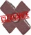 CLEARANCE 2" x 1" Aluminum Oxide Cross Pad - 5 Pack