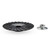 5" fiber disc backing pad by Empire Abrasives with a 5/8" - 11 lock nut included