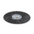 5" backing pad designed for resin fiber discs by Empire Abrasives, featuring a secure 5/8" - 11 lock nut