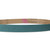 Teal 3/8x13 Zirc sanding belt showing textured abrasive surface and polyester backing.