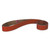 1-1/2 inch by 30 inch ceramic sanding belt, showing its robust reddish-brown abrasive surface