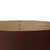 4x24 inch abrasive belt, close up on brown Aluminum Oxide side and backing visible.
