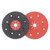 7" x 7/8" Silicon Carbide Semi Flex Disc, top and bottom