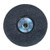 3in Roloc rubber roll on disc pad holder with 1/4in shank