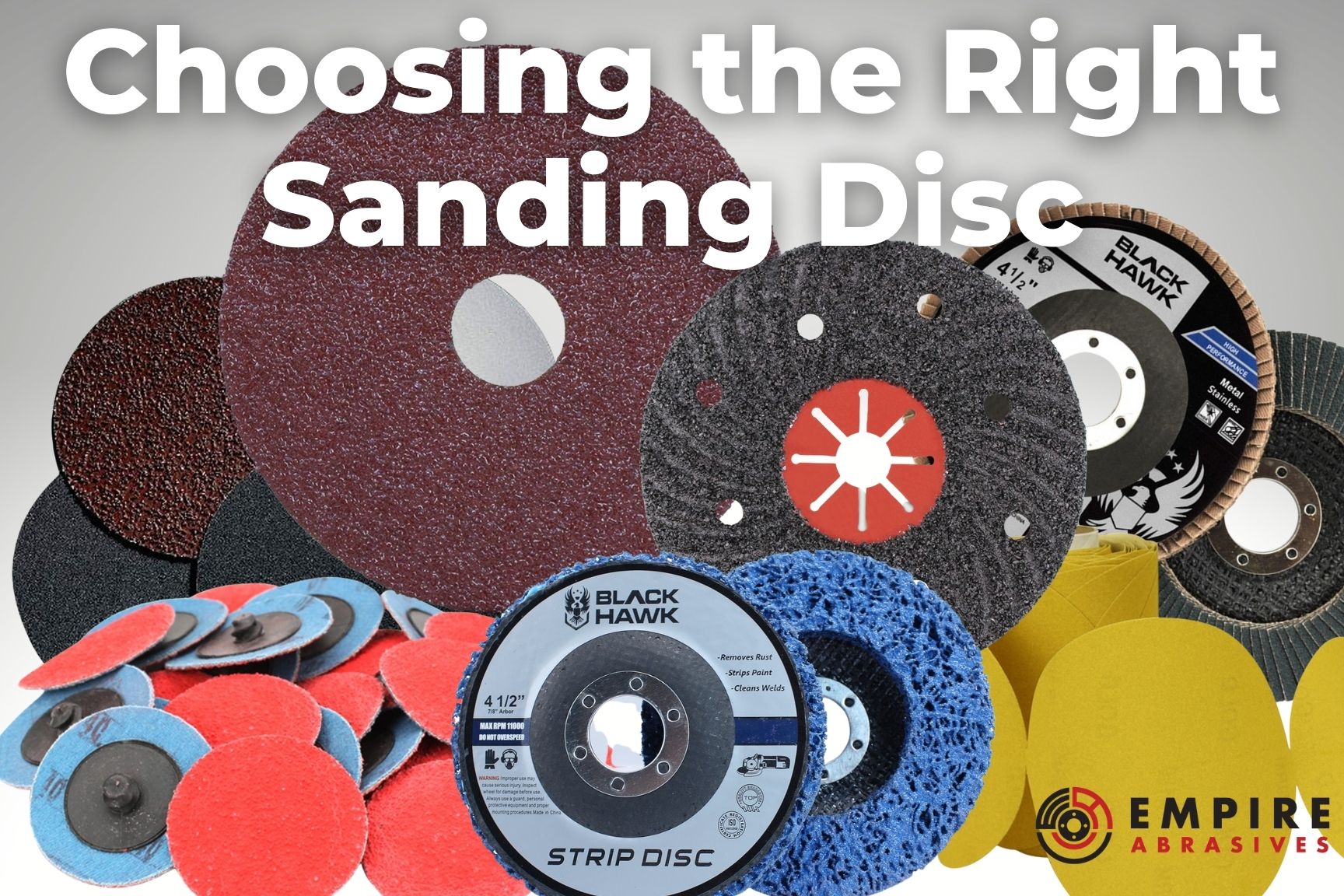 Choosing the Right Sanding Disc Empire Abrasives