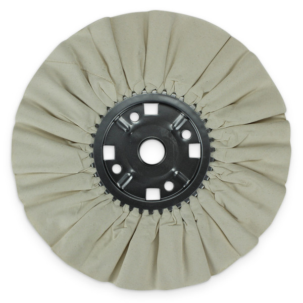 StewMac Buffing Wheels, 14 Domet, 1 shaft